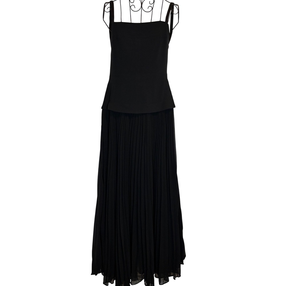NWT COMMENSE Spaghetti Strap Backless Pleated Max… - image 4